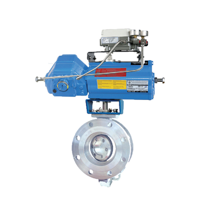 Válvula de borboleta com o Positioner do atuador de Neles B1CU17/55L e da válvula de KOSO EPA800