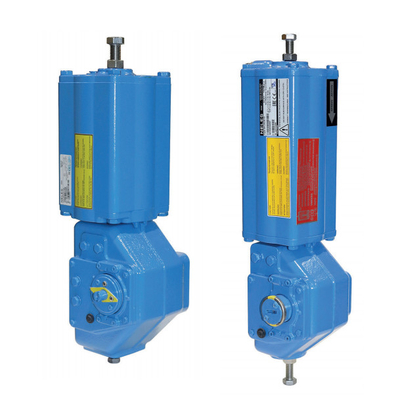 Válvula de borboleta com o Positioner do atuador de Neles B1CU17/55L e da válvula de KOSO EPA800