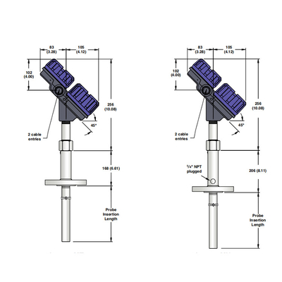 Do radar resistente da onda 706 guiada de Magnetrol 705 transmissor nivelado para o tanque de gás e os tanques do LPG