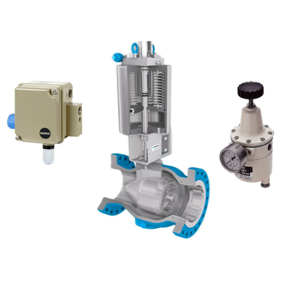 Válvula de controlo de aço inoxidável Pneumático Válvula de controlo de posicionamento com relação reguladora de restrição