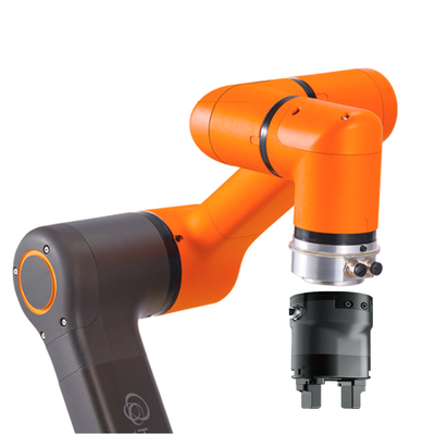 Linha central robótico industrial do braço 6 do cobot da linha central do braço 6 do robô de Hanwha HCR-3 com o prendedor do controlador do braço do robô e do dedo do AO 2