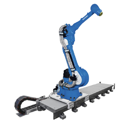 Ferrovia de guia linear com carga útil de 500 kg com robô YASKAWA para manuseio de material como trilhos robóticos