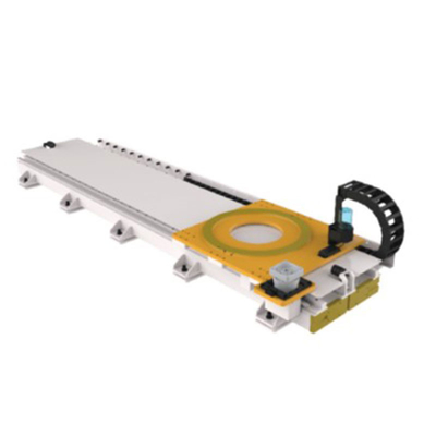 Ferrovia de guia linear com carga útil de 500 kg com robô YASKAWA para manuseio de material como trilhos robóticos