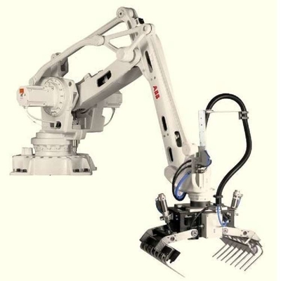 Braço robótico 4 eixos ABB IRB 460-110/2.4 com agarrador robótico CNGBS para robô de paletização automatizada