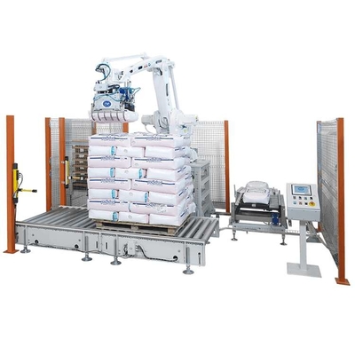 Braço robótico 4 eixos ABB IRB 460-110/2.4 com agarrador robótico CNGBS para robô de paletização automatizada