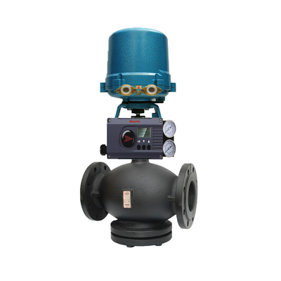 Válvula de controlo chinesa com atuador de válvula KOSO 371LSB 361LSC e posicionador de válvula MVP3000 da marca chinesa Maxnic