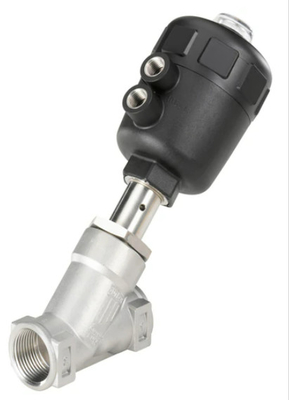 Válvula de solenoide de latão 2000 com resistência a altas temperaturas de Burkert 2/2 em funcionamento