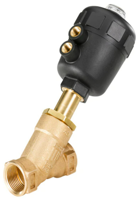 Válvula de solenoide de latão 2000 com resistência a altas temperaturas de Burkert 2/2 em funcionamento
