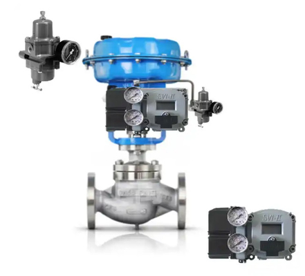 Válvula de controlo pneumática com posicionador inteligente pneumático Masoneilan SVI2-21113121 Ação única com feedback sem dis