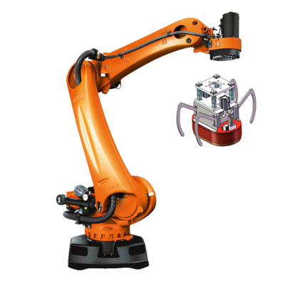 KUKA KR 180 R3200 PA Carga útil 180kg com GNGBS Robot Gripper para fábricas como robot de paletização