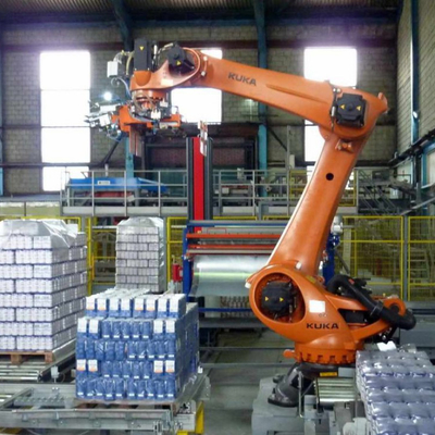 KUKA KR 180 R3200 PA Carga útil 180kg com GNGBS Robot Gripper para fábricas como robot de paletização