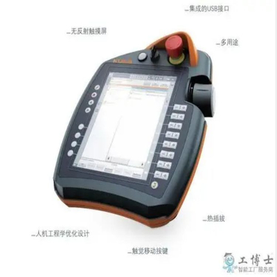 KUKA Teach Pendant 00-168-334 Como Smart PAD de KRC4 Gabinete de Controle de KUKA 6 Axis Braço Robótico