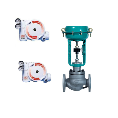 Válvula de controle de um assento de mudança rápida da marca ChuanYi com Flowserve Logix 3200MD Digital HART Positioner