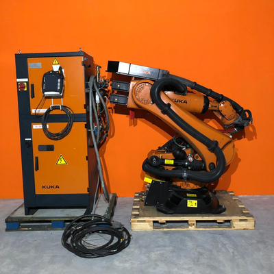 KUKA KR 240 R3330 Robô de paletização com trilho de guia linear CNGBS como carga útil automática de máquina 240kg Braço robótico