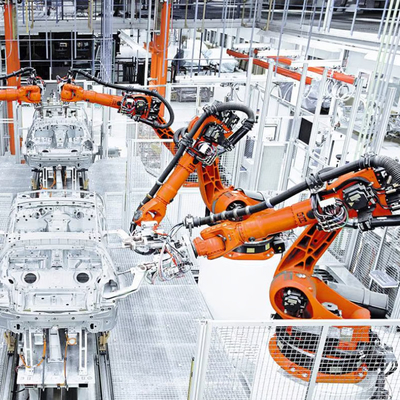 KUKA KR 240 R3330 Robô de paletização com trilho de guia linear CNGBS como carga útil automática de máquina 240kg Braço robótico