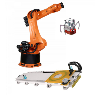 KUKA KR 360 R2830 Carga útil do braço robótico 360kg com linha de montagem CNGBS para montagem do motor como pick and place machine