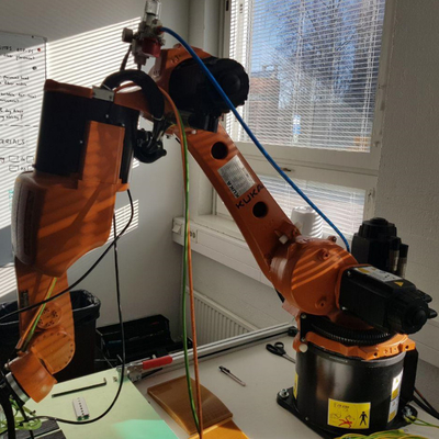 Kuka Industrial Robotic 6 Axis KR 8 R1620 com CNGBS Robot Guide Rail para Manuseio Automatizado