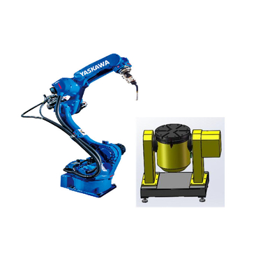 YASKAWA Robot AR1440 com 1440MM alcance como 6 eixos braço robô com CNGBS Robot posicionador para máquina de solda