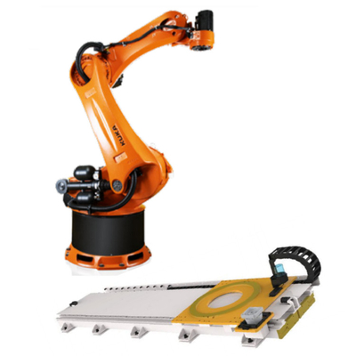 KUKA Industrial Robot Arm KR 470-2 PA Robot de paletização com trilho de guia CNGBS para fábrica como máquina de paletes