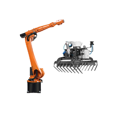 Kuka manuseando braço robótico 6 eixo KR 16 R1610 com agarrador robótico CNGBS como robô industrial