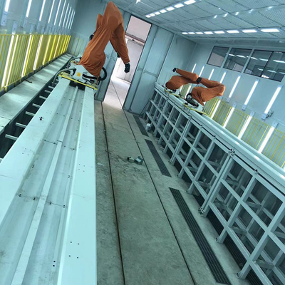 Relhas robóticas com carga útil de 2500 kg e alcance de 3200 mm com robô ABB e outros robôs como trilho guia