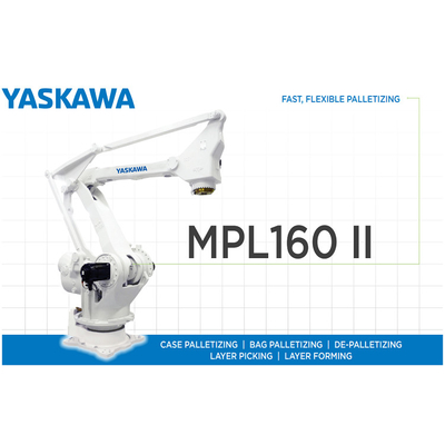 Robô industrial YASKAWA MPL160II com braço robótico com carga útil de 160 kg para paletização