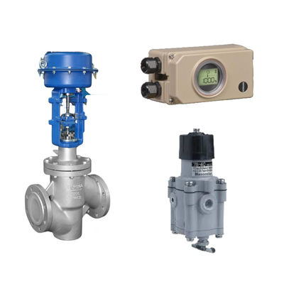 Válvula de controlo pneumática com comunicação dura Samson Electropneumatic 3730-3 posicionador e filtro Masoneilan 78-40