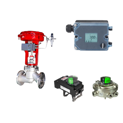 A famosa válvula de controle pneumática wuzhong da China com posicionador Samson 3725 e Rotork Limit Swi