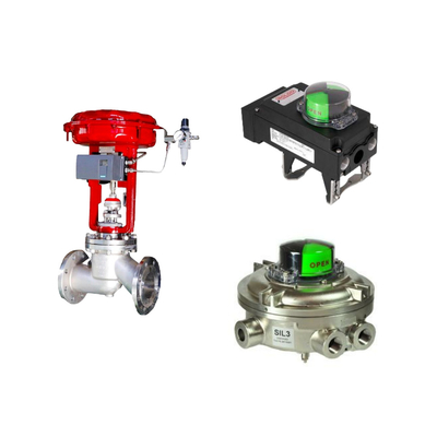A famosa válvula de controle pneumática wuzhong da China com posicionador Samson 3725 e Rotork Limit Swi