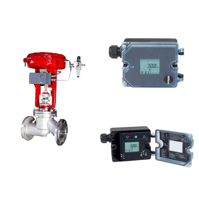 A famosa válvula de controle pneumática wuzhong da China com posicionador Samson 3725 e Rotork Limit Swi