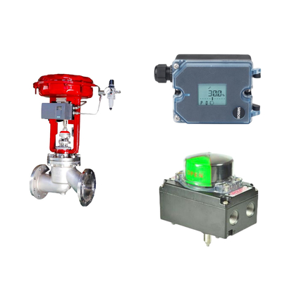 A famosa válvula de controle pneumática wuzhong da China com posicionador Samson 3725 e Rotork Limit Swi