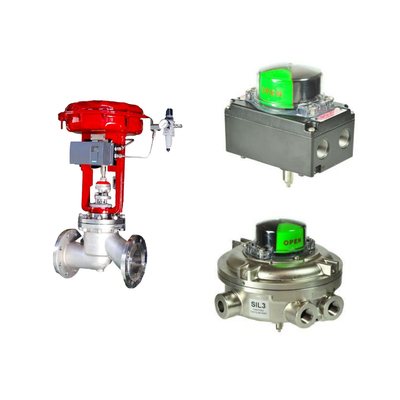 A famosa válvula de controle pneumática wuzhong da China com posicionador Samson 3725 e Rotork Limit Swi