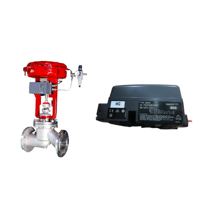 China famosa Wuhong válvula de controle pneumático com comunicação difícil Fisher 3800sa posicionador