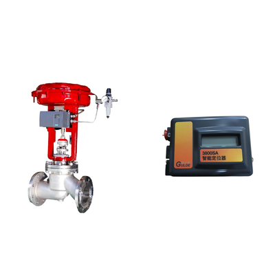 China famosa Wuhong válvula de controle pneumático com comunicação difícil Fisher 3800sa posicionador