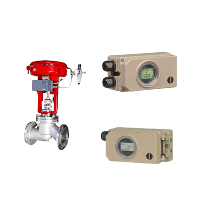 Válvula de controlo pneumática com comunicação dura Samson Electropneumatic 3730-3 posicionador e Fisher 667 657 actuador