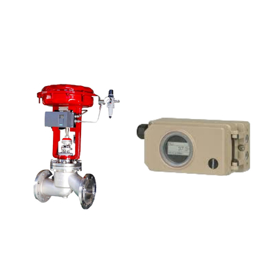 Válvula de controlo pneumática com comunicação dura Samson Electropneumatic 3730-3 posicionador e Fisher 667 657 actuador