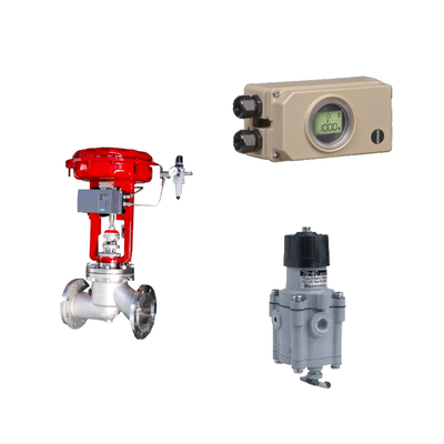 Válvula de controlo pneumática com comunicação dura Samson Electropneumatic 3730-3 posicionador e filtro Masoneilan 78-40