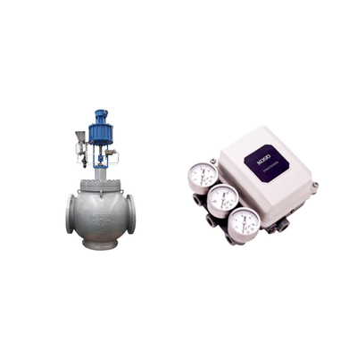 Valvas de controlo de alta qualidade de porcelana com posicionador digital KOSO PP800 e válvula de solenoide tipo 5404 Burkert