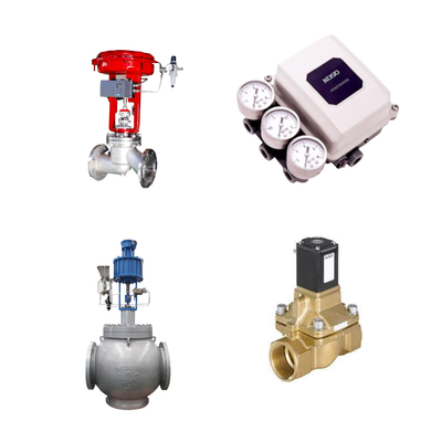 Valvas de controlo de alta qualidade de porcelana com posicionador digital KOSO PP800 e válvula de solenoide tipo 5404 Burkert