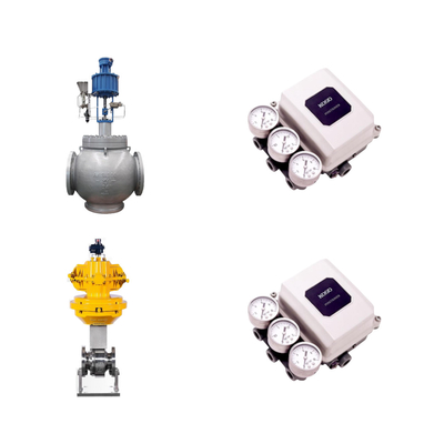 Válvulas de controlo pneumáticas de alta qualidade da China com posicionador pneumático-pneumático koso PP800