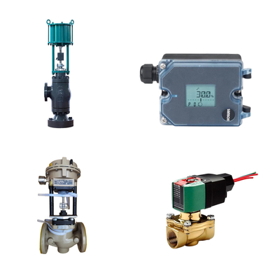 Válvula de controlo com Samson 3372 actuador com Samson 3725 posicionador ASCO válvula solenoide