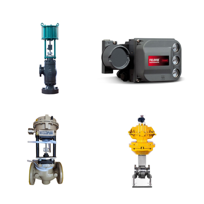 A válvula de controle da China e a válvula de controle Samson com Fisher DVC6200 Digital Smart Positioner com feedback
