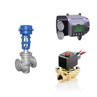 Válvula de controlo de baixa temperatura com posicionador de válvula digital Masoneilan SVI3 e válvulas solenoides de 2 vias EMERSON ASCO210