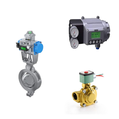Válvula de controlo de baixa temperatura com posicionador de válvula digital Masoneilan SVI3 e válvulas solenoides de 2 vias EMERSON ASCO210
