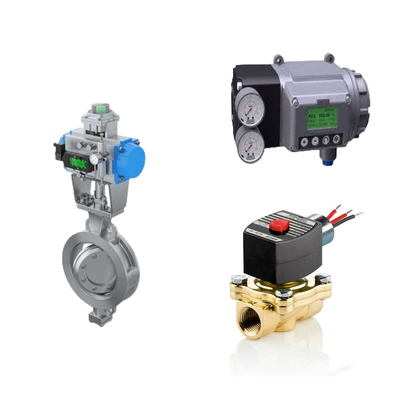 Válvula de controlo de baixa temperatura com posicionador de válvula digital Masoneilan SVI3 e válvulas solenoides de 2 vias EMERSON ASCO210