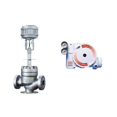 Válvula de controle de um assento de mudança rápida da marca ChuanYi com Flowserve Logix 3200MD Digital HART Positioner