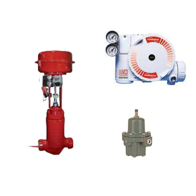 Válvula de controle de um assento de mudança rápida da marca ChuanYi com Flowserve Logix 3200MD Digital HART Positioner