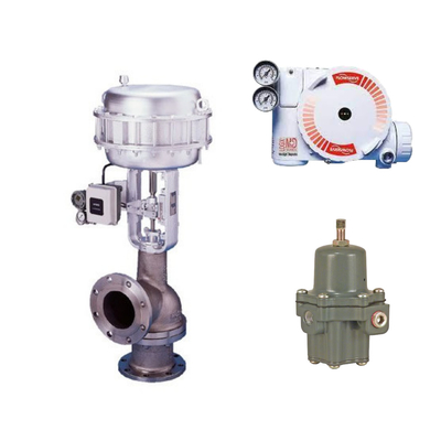 Válvula de controle de um assento de mudança rápida da marca ChuanYi com Flowserve Logix 3200MD Digital HART Positioner