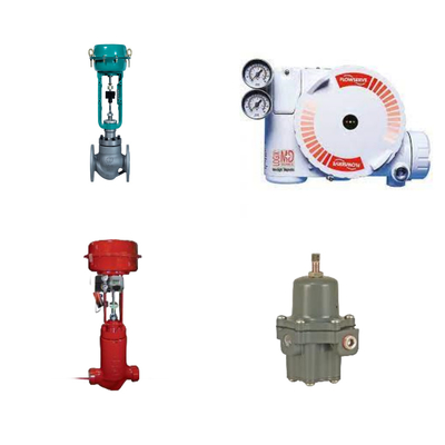 China e Masoneilan válvula de controlo com Flowserve 3200MD Digital HART posicionador e Fisher 67CFR regulador de filtro