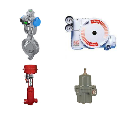 China e Masoneilan válvula de controlo com Flowserve 3200MD Digital HART posicionador e Fisher 67CFR regulador de filtro